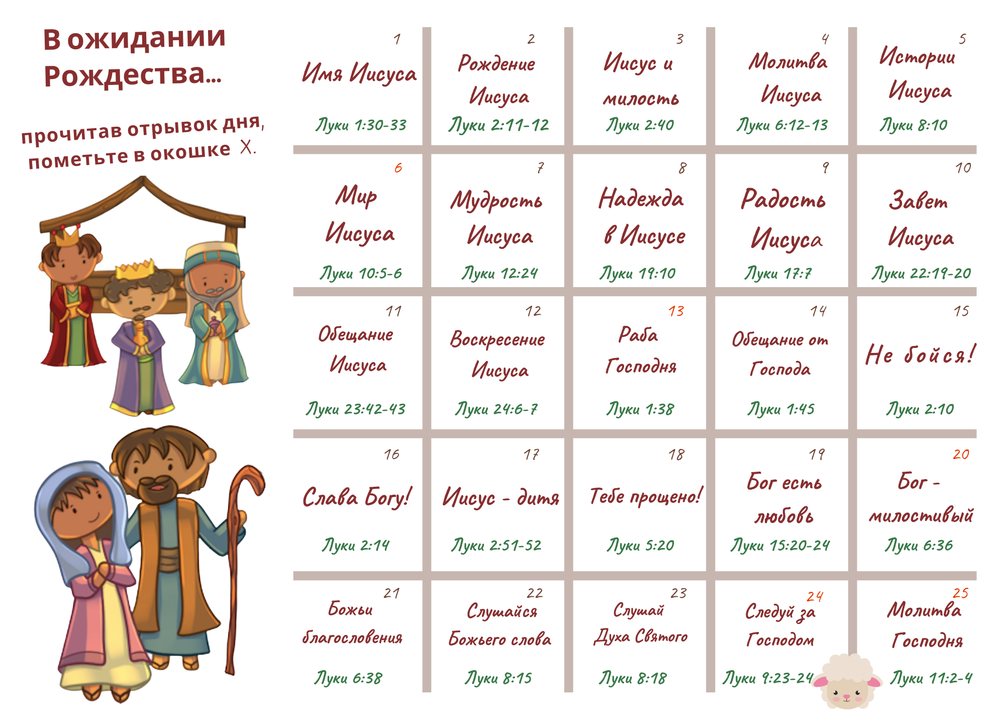 О праздновании Рождества и расписании Литургий